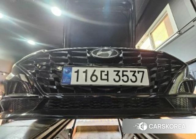 Hyundai Sonata (DN8) 2022 Черный из Кореи