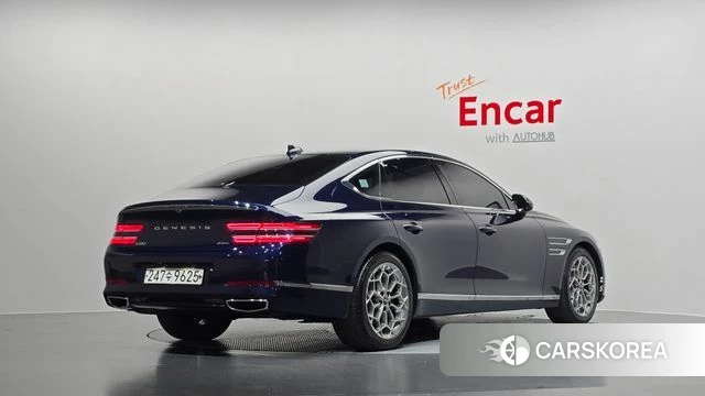 Genesis G80 (RG3) 2020 Синий из Кореи