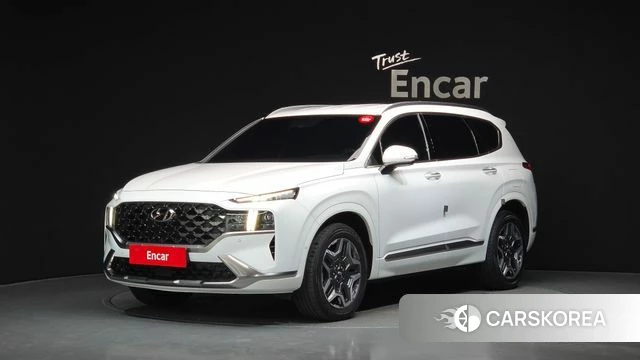 Hyundai The New Santa Fe 2023 Белый из Кореи