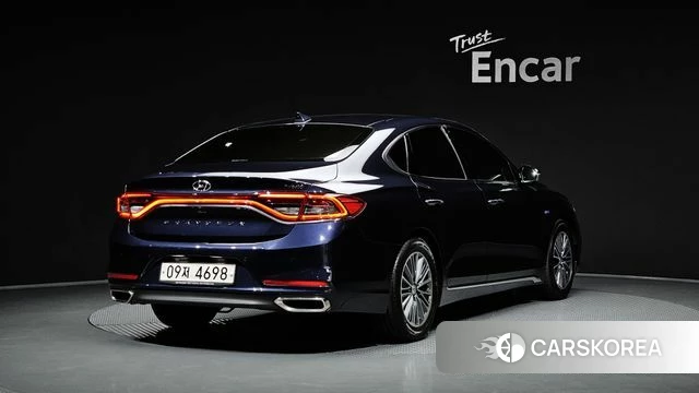Hyundai Grandeur IG Hybrid 2018 Синий из Кореи