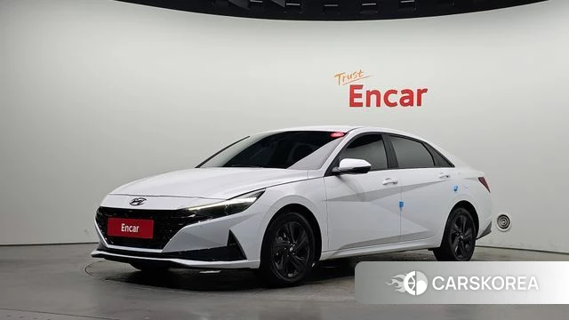 Hyundai Avante (CN7) 2022 Белый из Кореи
