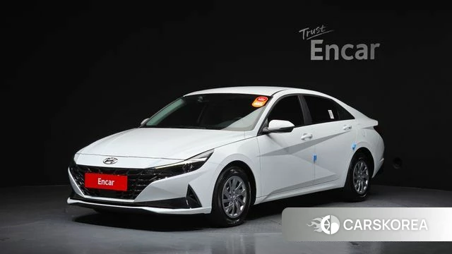 Hyundai Avante (CN7) 2021 Белый из Кореи