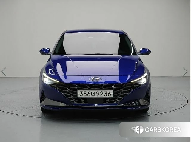 Hyundai Avante (CN7) 2020 Синий из Кореи