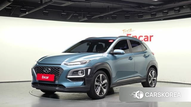 Hyundai Kona 2018 Синий нефрит из Кореи