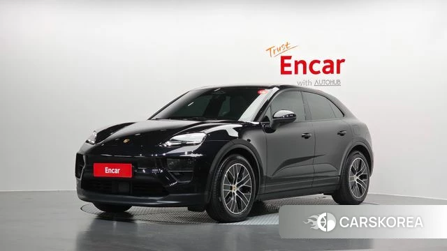 Porsche Makan EV 2025 Черный из Кореи