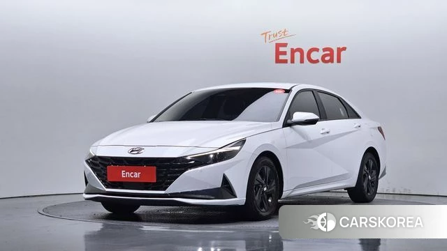 Hyundai Avante (CN7) 2022 Белый из Кореи