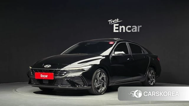 Hyundai The New Avante (CN7) 2023 Черный из Кореи