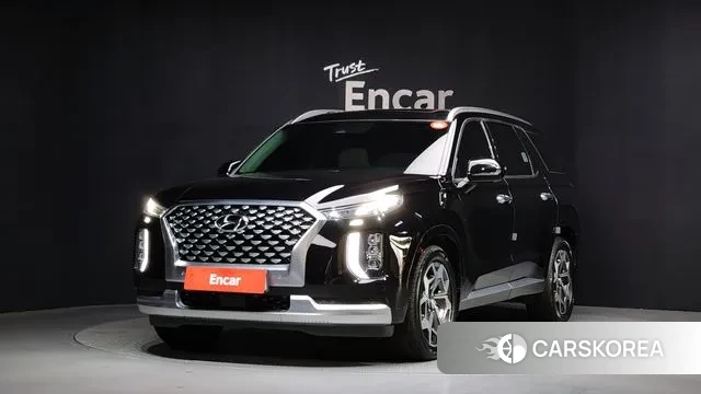 Hyundai Palisade 2021 Черный из Кореи