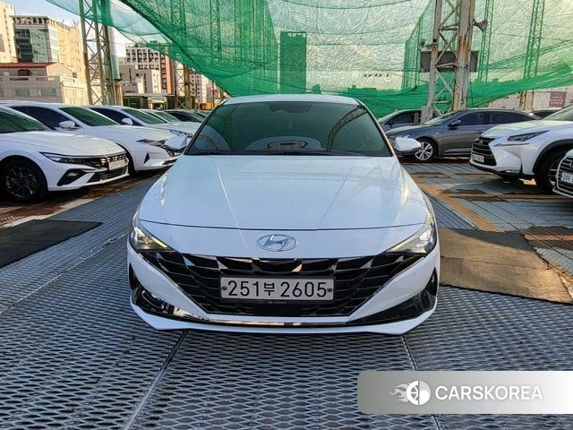 Hyundai Avante (CN7) 2020 Белый из Кореи