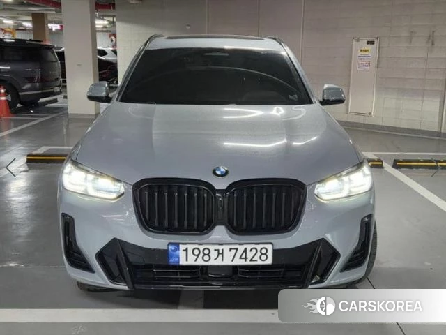 BMW X3 (G01) 2024 Серебристо-серый из Кореи