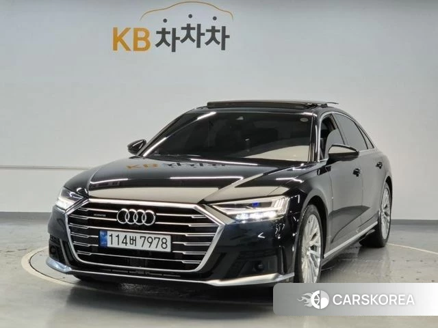 Audi A8 (D5) 2021 Черный из Кореи