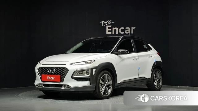 Hyundai Kona 2018 Белый из Кореи