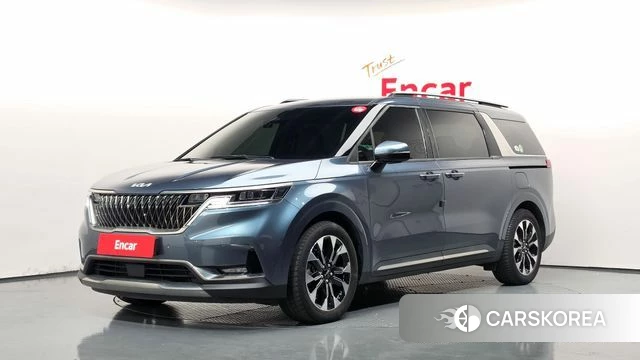Kia Carnival 4th generation 2023 Небесно-голубой из Кореи