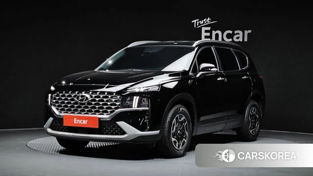 Hyundai The New Santa Fe 2022 Черный из Кореи