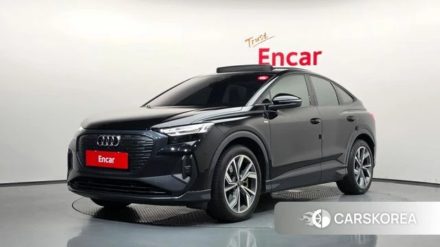 Audi Q4 e-Tron (F4) 2023 Черный из Кореи