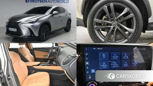 Lexus NX350h Second generation 2024 Серебристо-серый из Кореи