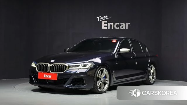BMW 5 Series (G30) 2022 Черный из Кореи
