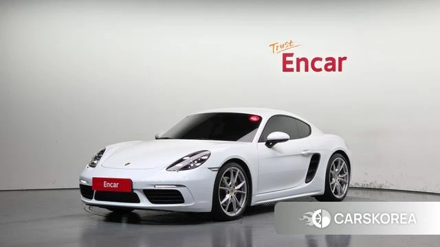 Porsche 718 Cayman 2018 Белый из Кореи