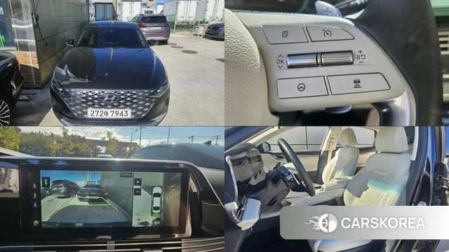 Hyundai The New Grandeur IG Hybrid 2021 Черный из Кореи