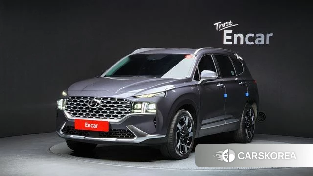 Hyundai The New Santa Fe 2021 Серый из Кореи