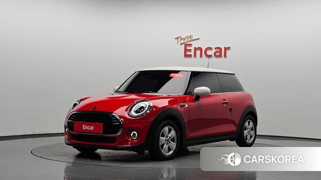 Mini Cooper 2021 Красный из Кореи