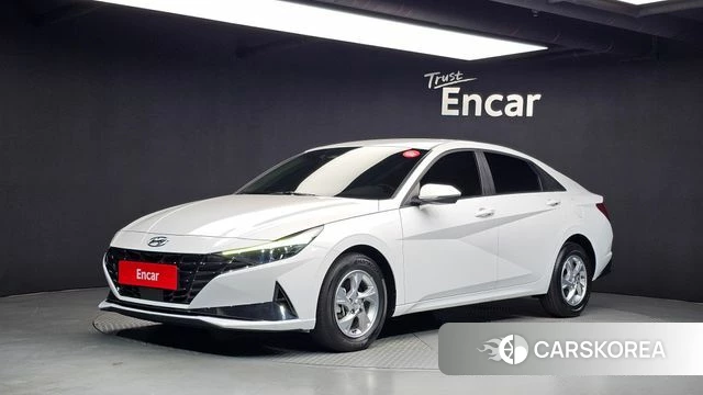 Hyundai Avante (CN7) 2022 Белый из Кореи