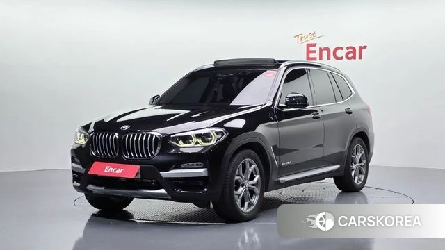 BMW X3 (G01) 2018 Черный из Кореи
