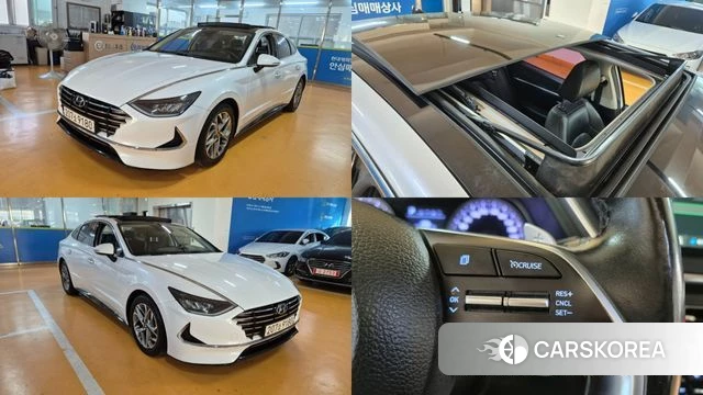 Hyundai Sonata (DN8) 2019 Белый из Кореи
