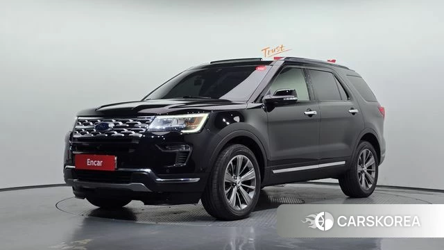 Ford Explorer 2018 Черный из Кореи