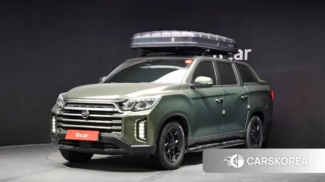 Ssangyong The New Rexton Sport 2022 Светло-зеленый из Кореи