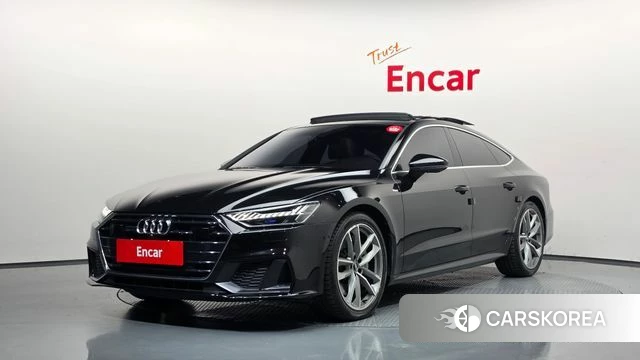 Audi A7 (4K) 2020 Черный из Кореи