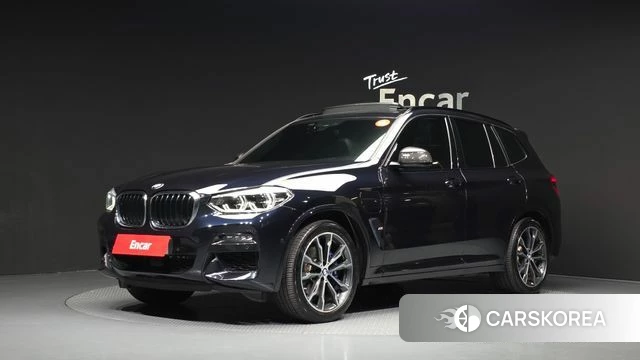 BMW X3 (G01) 2021 Черный из Кореи