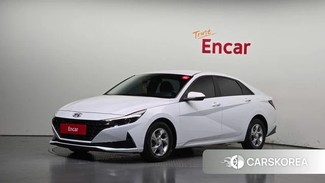 Hyundai Avante (CN7) 2021 Белый из Кореи