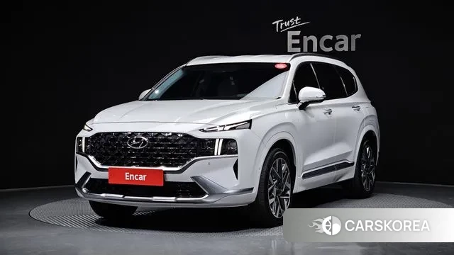 Hyundai The New Santa Fe 2021 Белый из Кореи