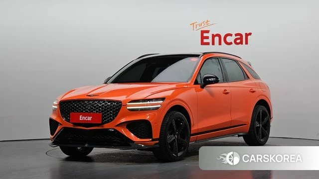 Genesis GV70 2022 Оранжевый из Кореи