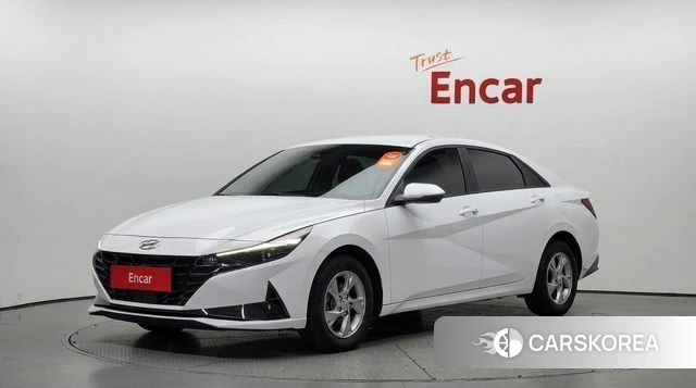 Hyundai Avante (CN7) 2022 Белый из Кореи