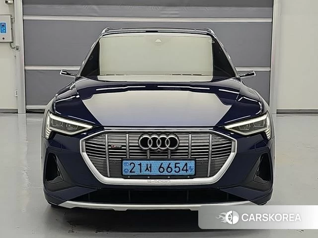 Audi e-Tron 2021 Синий из Кореи