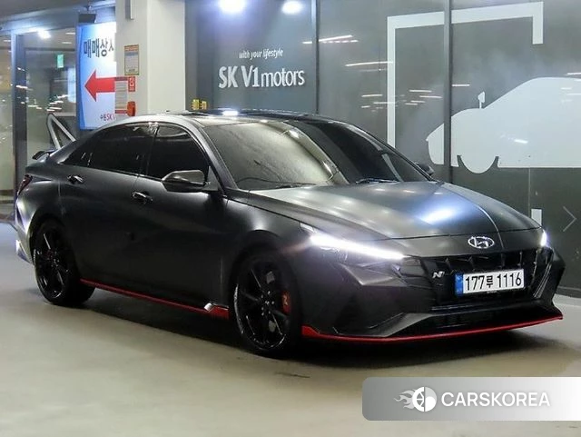 Hyundai Avante (CN7) 2022 Белый из Кореи