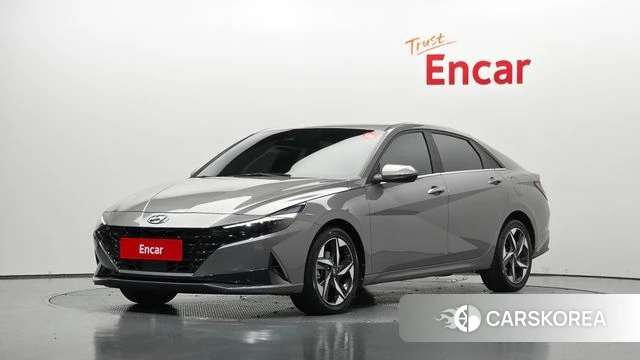 Hyundai Avante (CN7) 2022 Серый из Кореи