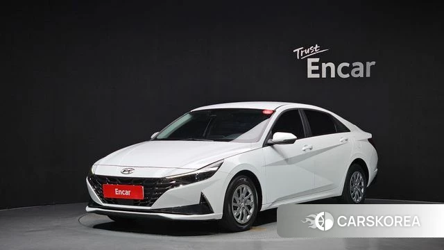 Hyundai Avante (CN7) 2021 Белый из Кореи