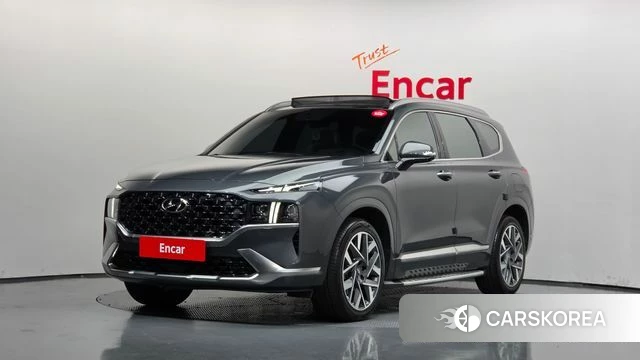 Hyundai The New Santa Fe 2021 Серый из Кореи