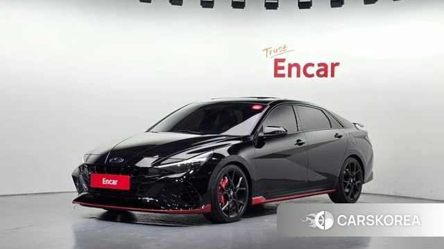 Hyundai Avante (CN7) 2021 Черный из Кореи