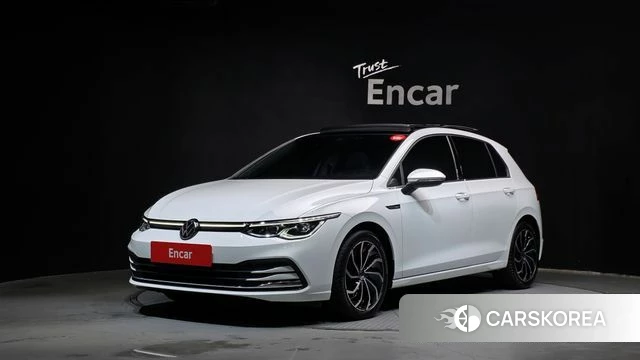 Volkswagen Golf 8th Generation 2022 Белый из Кореи