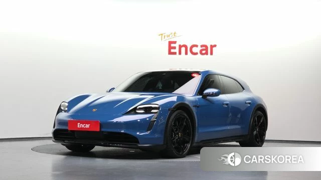 Porsche Taycan 2023 Синий из Кореи