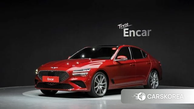 Genesis The New G70 2022 Красный из Кореи