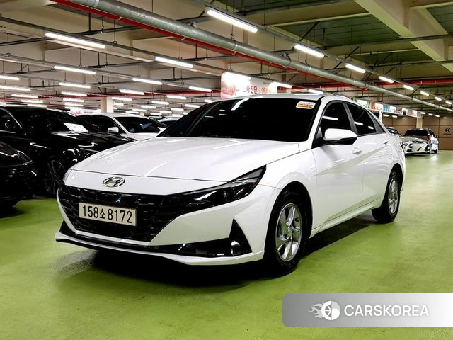 Hyundai Avante (CN7) 2021 Белый из Кореи