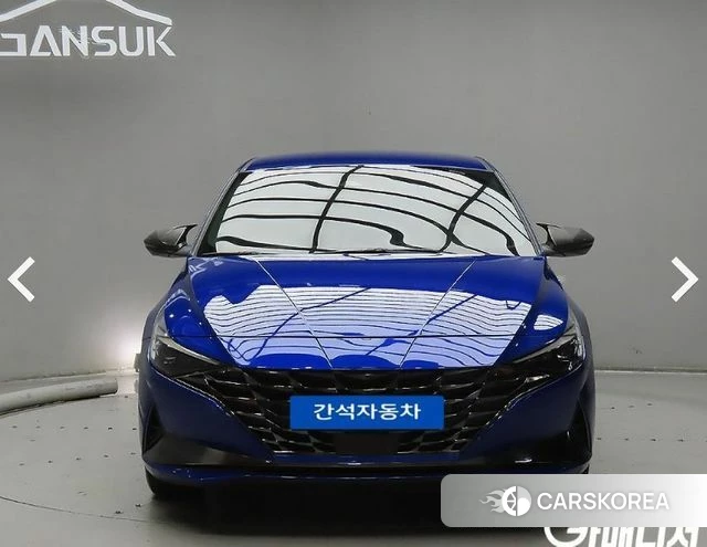 Hyundai Avante (CN7) 2020 Синий из Кореи