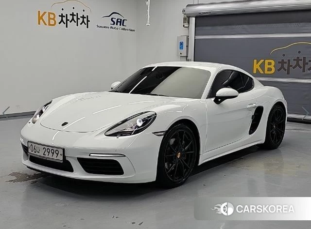 Porsche 718 Cayman 2018 Белый из Кореи