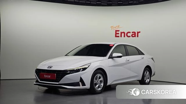 Hyundai Avante (CN7) 2020 Белый из Кореи