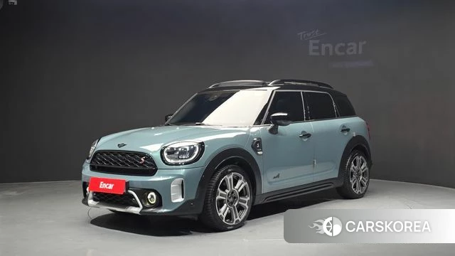 Mini Cooper S Countryman 2022 Небесно-голубой из Кореи